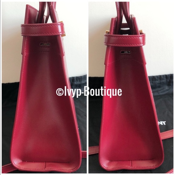 Saint Laurent Manhattan Small Smooth Leather Tote Bag - Picture 5 of 12